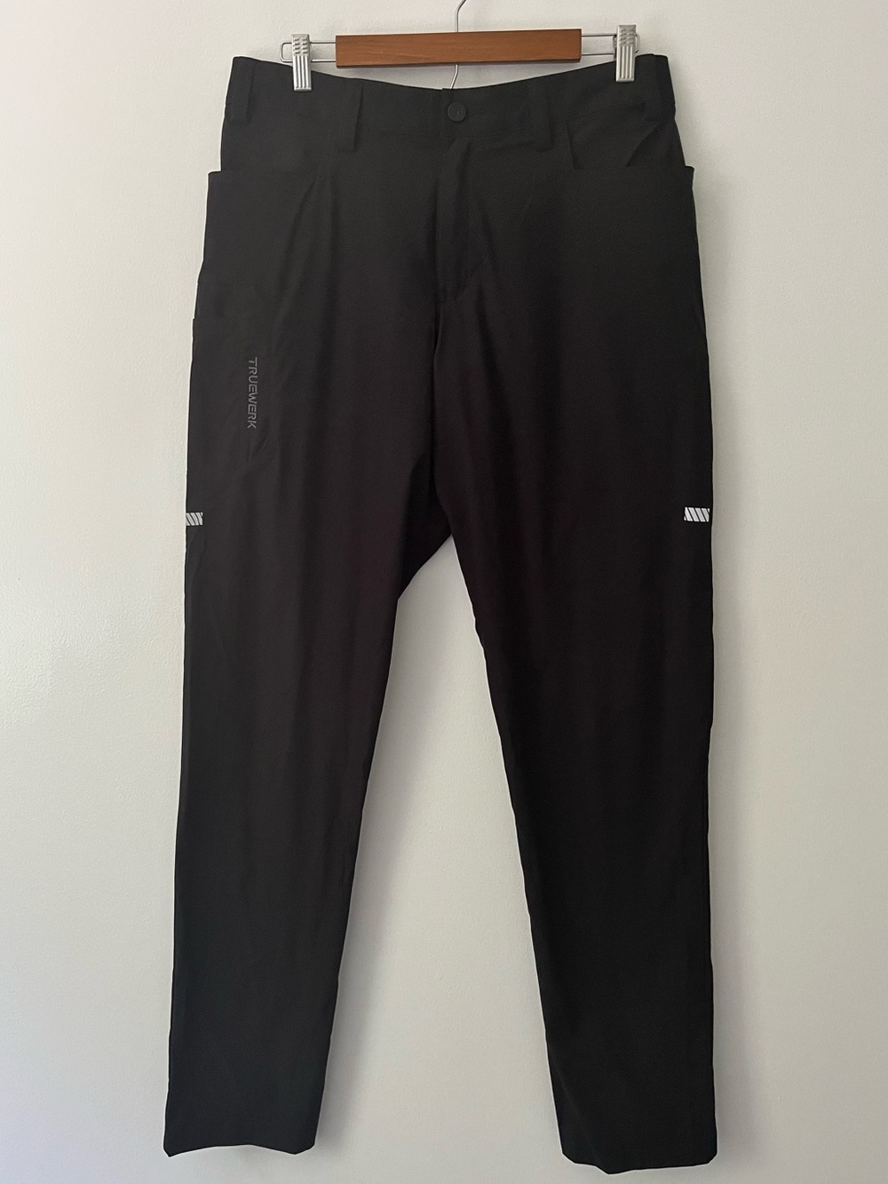 Truewerk Cloud Pants Workwear Cargo Black Large Long L X 34